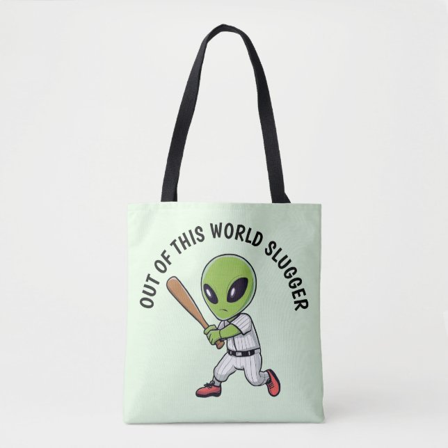 Baseball Alien Tasche (Vorderseite)