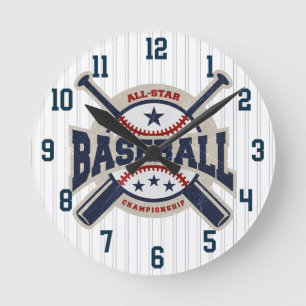 Baseball All Star Mannschaftssport Sportarten Runde Wanduhr