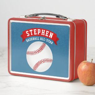 Baseball All-Star Metall Lunch Box