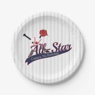 Baseball ALL-STAR Sport individuell angepasst Pappteller