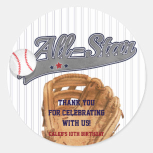 Baseball ALL-STAR Sport individuell anpassbares Pa Runder Aufkleber