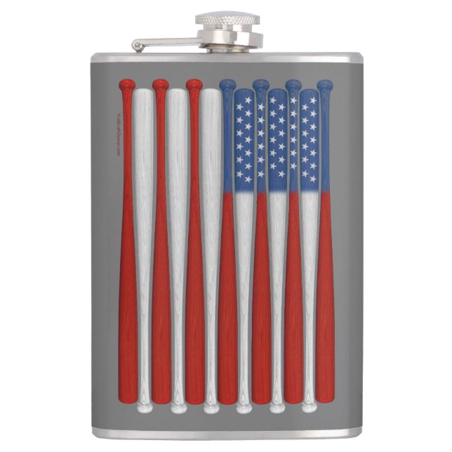 Baseball America (USA) Flask Flachmann (Vorderseite)
