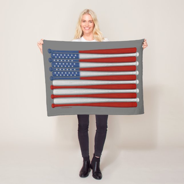 Baseball America (USA) Fleece Blanket (Beispiel)