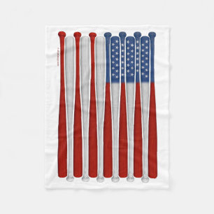 Baseball America (USA) Fleece Blanket