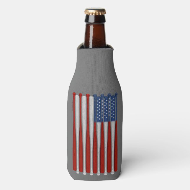 Baseball America (USA) Glacière de bouteille (Bottle Devant)