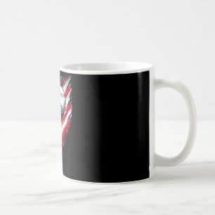 Baseball-Amerikanische-Flagge-Jungen-Mädchen-Männe Kaffeetasse