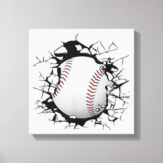 Baseball Apparel - Baseball Leinwanddruck (Vorderseite)