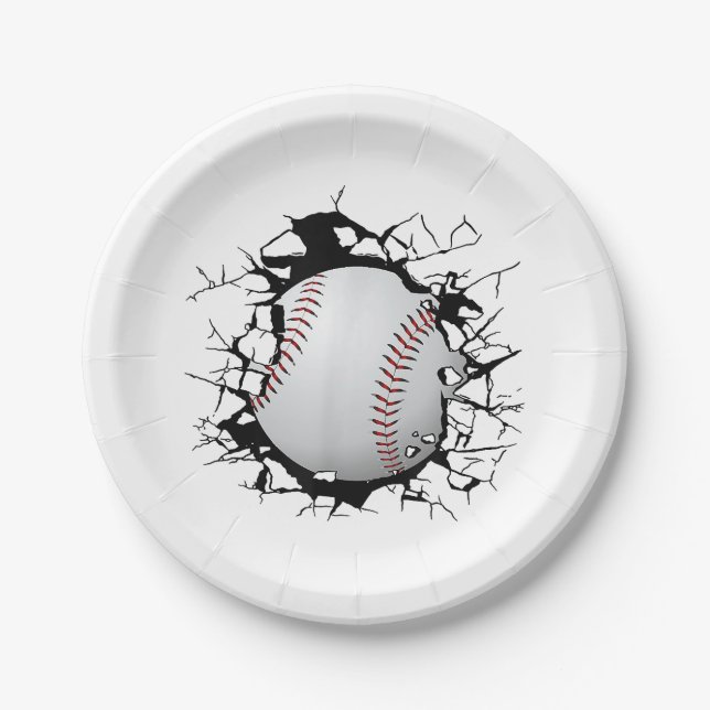 Baseball Apparel - Baseball Pappteller (Vorderseite)