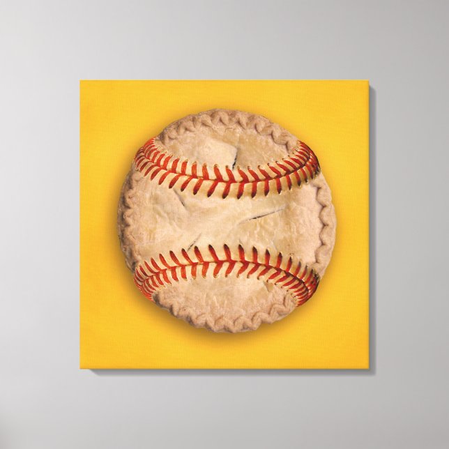 Baseball Apple Pie Leinwanddruck (Vorderseite)