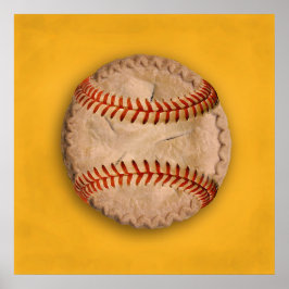Baseball Apple Pie Poster