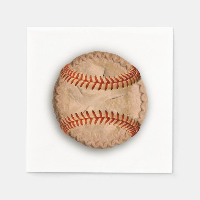 Baseball Apple Pie Serviette (Vorderseite)
