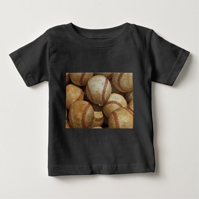Baseball Art Baby T-shirt (Vorderseite)