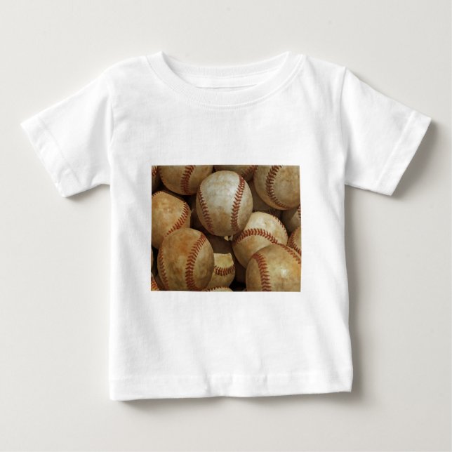 Baseball Art Baby T-shirt (Vorderseite)