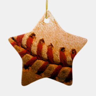 Baseball Art Keramik Ornament