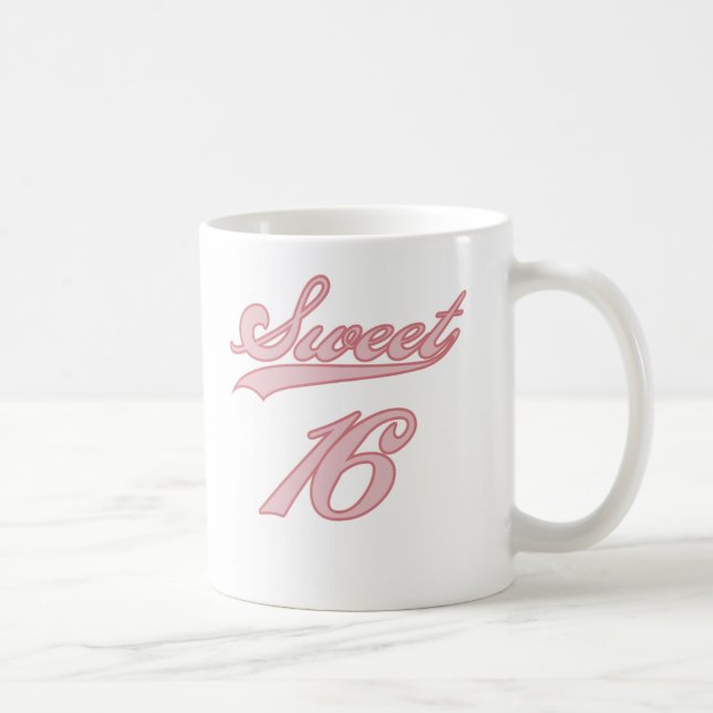 Baseball-Art-Rosa-Bonbon 16 Kaffeetasse (Rechts)