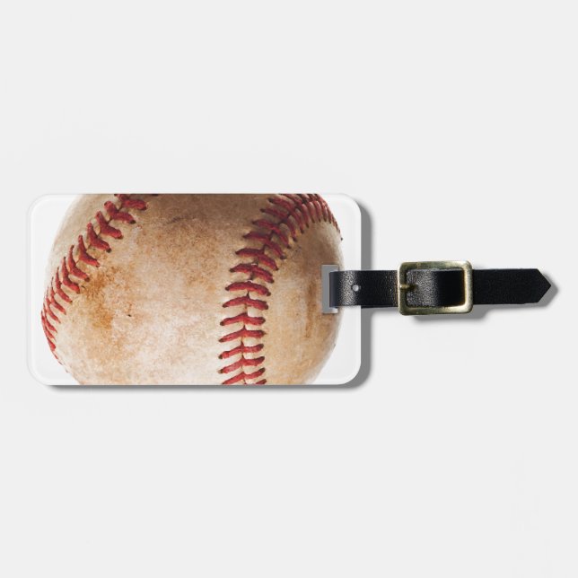 Baseball Artwork Gepäckanhänger (Vorderseite horizontal)