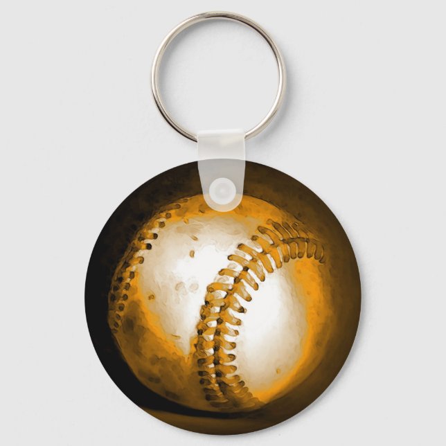 Baseball Artwork Schlüsselanhänger (Vorderseite)