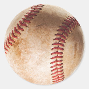 Baseball Artwork Vintag Runder Aufkleber