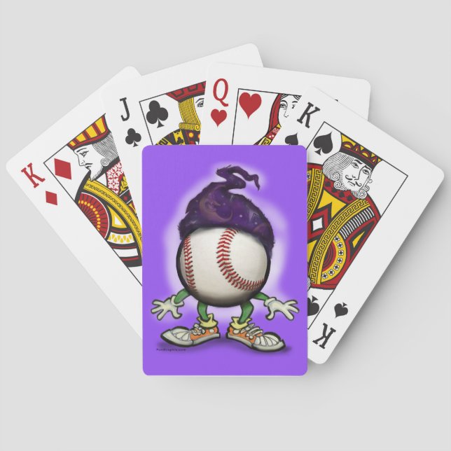 Baseball-Assistent Spielkarten (Rückseite)