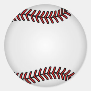 Baseball-Aufkleber Runder Aufkleber