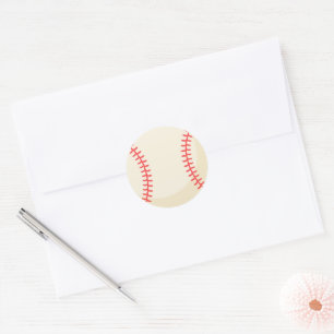 Baseball-Aufkleber Sportparty-Umschlag-Siegel Runder Aufkleber