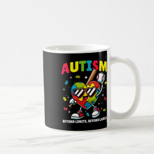 Baseball Autismus Bewusstsein Farbenfrohe Puzzle H Kaffeetasse