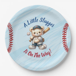 Baseball Baby-Dusche Pappteller