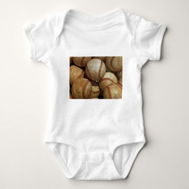 Baseball Baby Strampler (Vorderseite)
