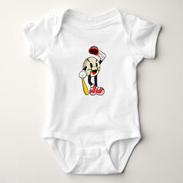Baseball Baby Strampler (Vorderseite)