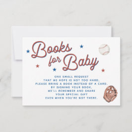 Baseball-Babydusche, buchen für Babykartenschließu Einladung
