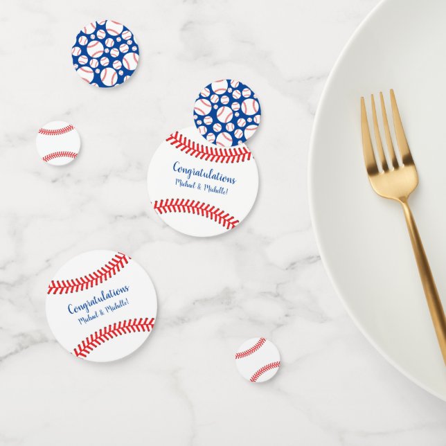 Baseball Babydusche Kleines Gepäck Konfetti (Gruppe)