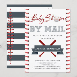 Baseball-Babydusche per Mail Einladung