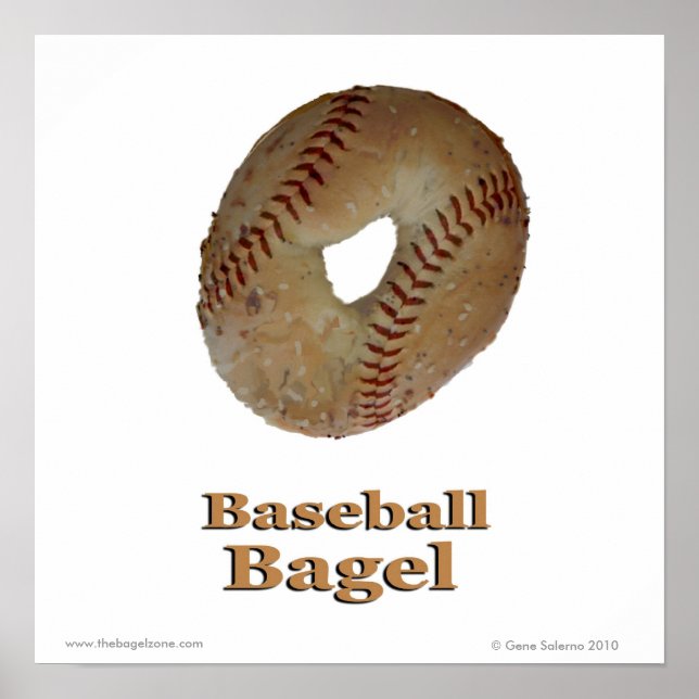 Baseball Bagel Poster (Vorne)