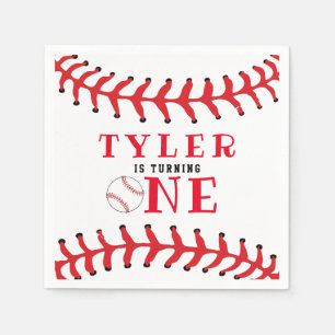Baseball Ball 1. Geburtstag Sportbote Geburtstag Serviette