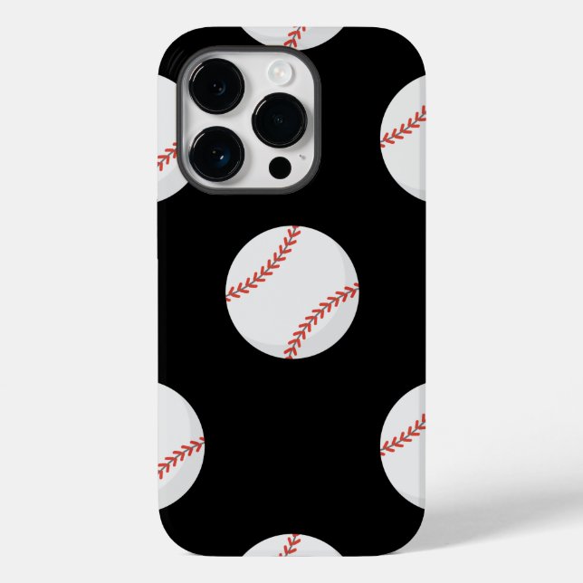 Baseball Ball Case-Mate iPhone 14 Pro Hülle (Rückseite)