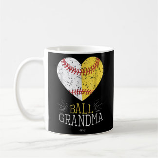 Baseball Ball Grandma Softball Mothers Day Kaffeetasse