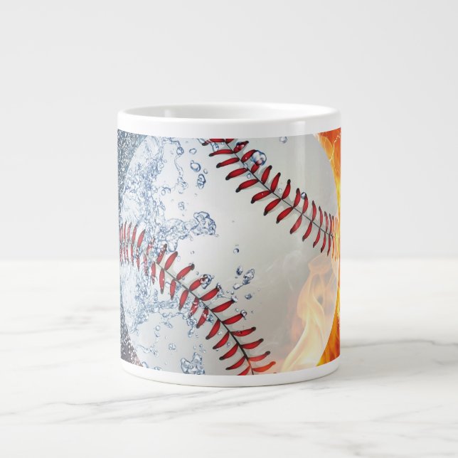 Baseball Ball Jumbo-Tasse (Vorderseite)