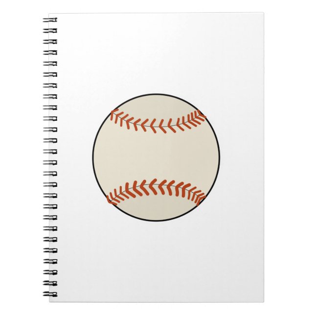 Baseball Ball Notizblock (Vorderseite)