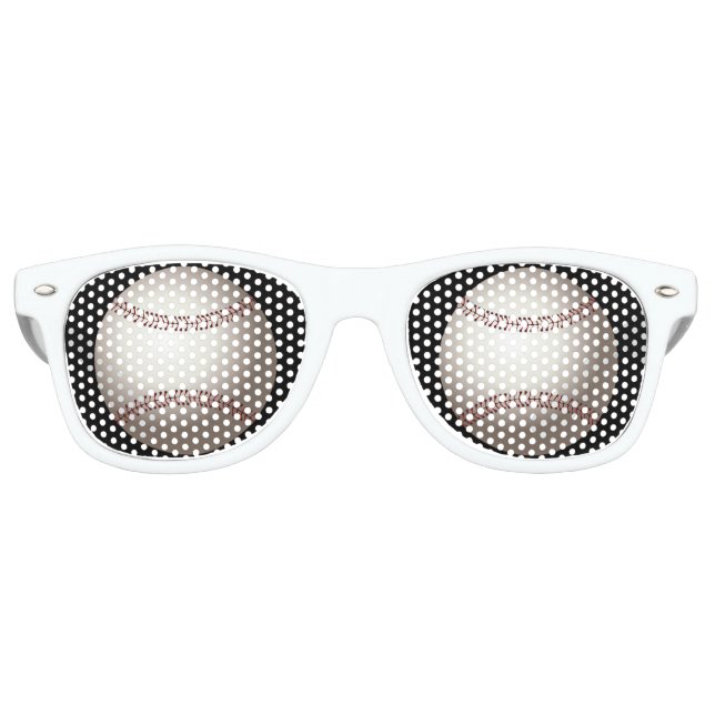Baseball (Ball) Partybrille (Vorderseite)