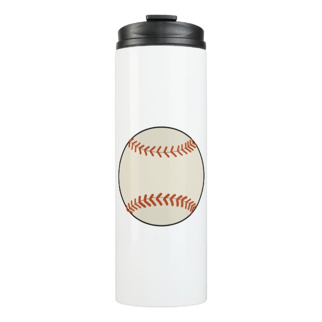 Baseball Ball Thermosbecher (Vorderseite)