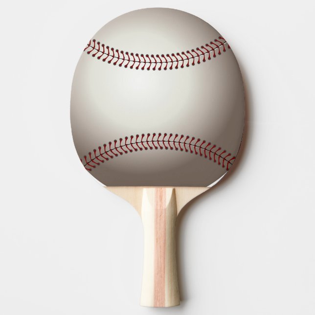 Baseball (Ball) Tischtennis Schläger (Vorderseite)