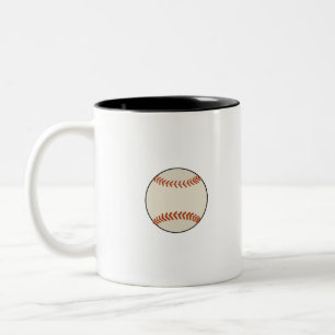 Baseball Ball Zweifarbige Tasse