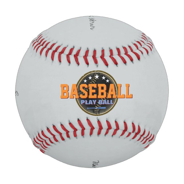 baseball . balle de jeu personnalisée (Devant)