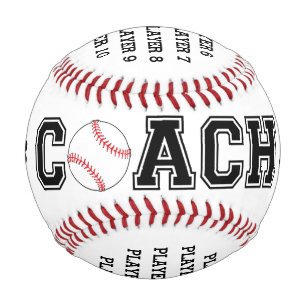 Baseball Balle entraîneur de l'équipe de base-ball sur me