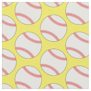 Baseball Bälle Sport Gelb Stoff