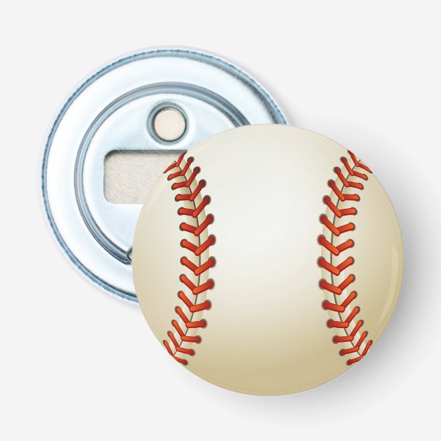 Baseball Balls Sportart Flaschenöffner (Vorderseite)