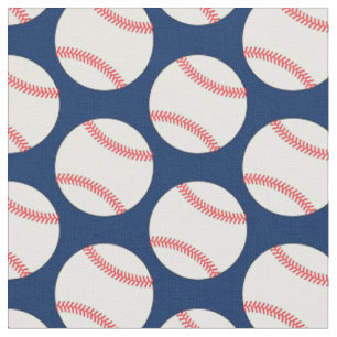Baseball Balls Sports Navy Blue Stoff