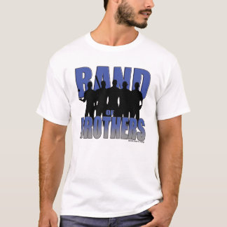Baseball-Band der Brüder (Blau/Silber) T-Shirt