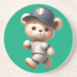 Baseball Bären 1 Getränkeuntersetzer