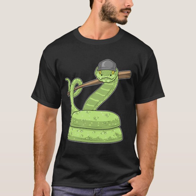 Baseball Baseball-Schläger T-Shirt (Vorderseite)